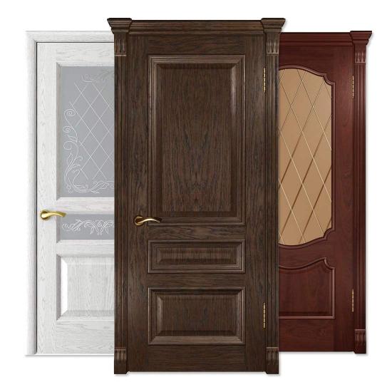 Шпонированные двери